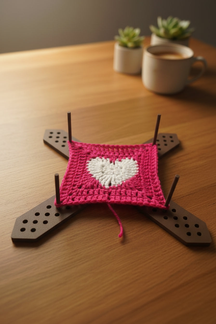 Granny square Blocking board